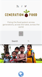 Mobile Screenshot of generationfoodproject.org